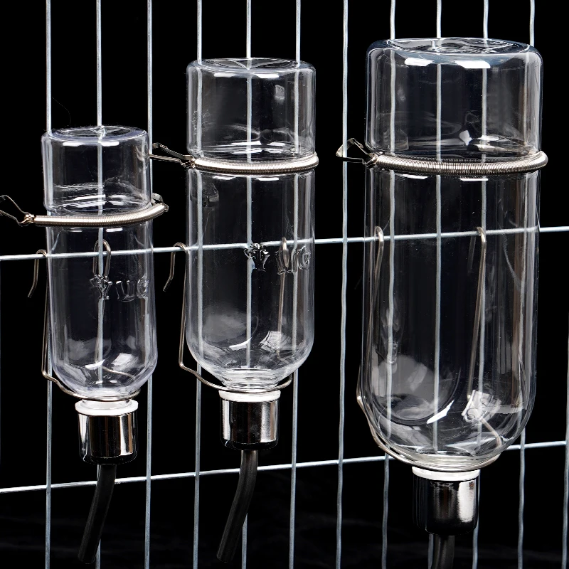 180/350/750ML Plastic Rabbit Drinking Bottle Hamster Cage Water Bottle Dispenser For Bunny Guinea Pig Squirrel Small Pet Feeder - Image 6