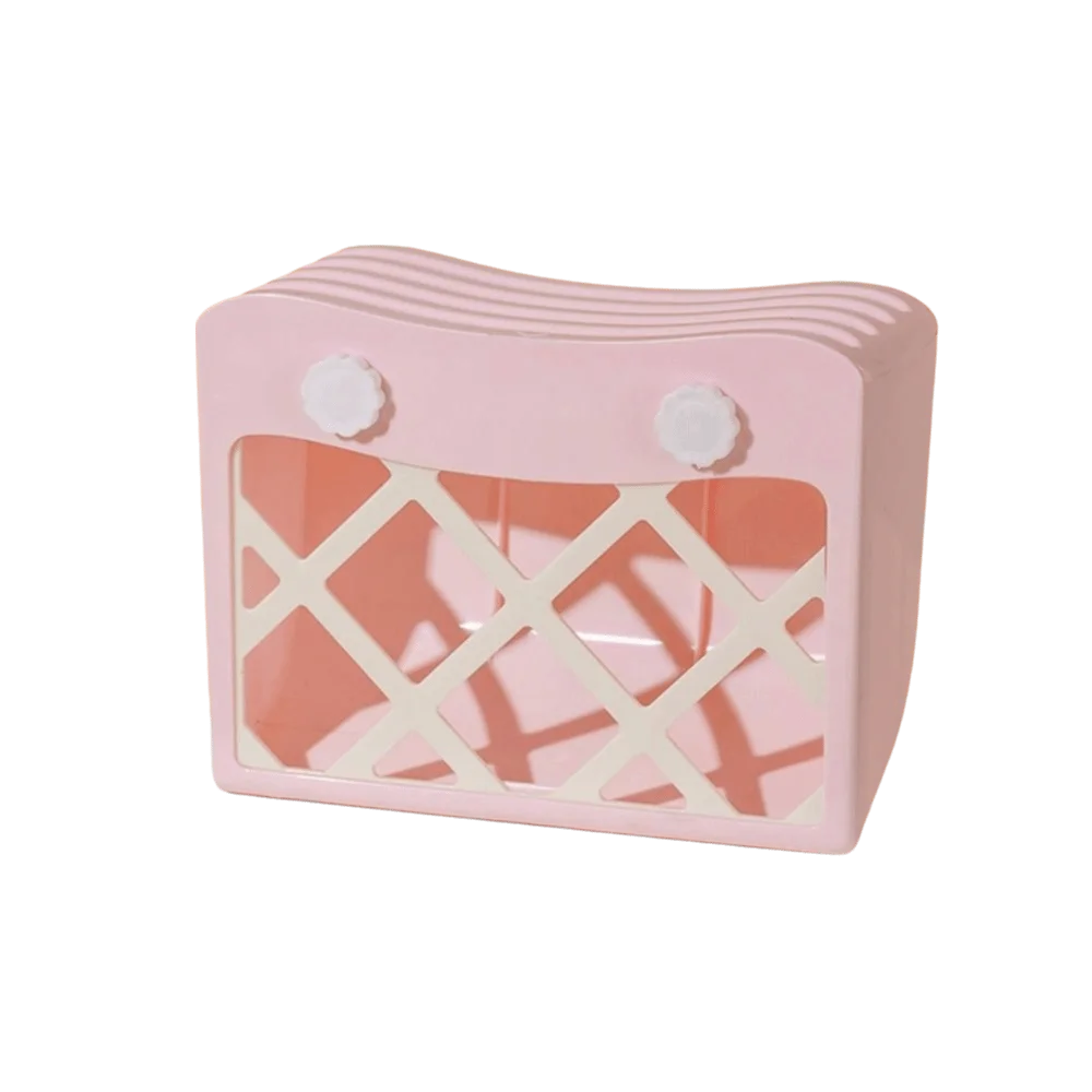 Hanging Rabbit Hay Feeder Anti-tipping Large Capacity Rabbit Grass Rack with Lid Fixed Bunny Food Feeder Hamster Cage - Image 8