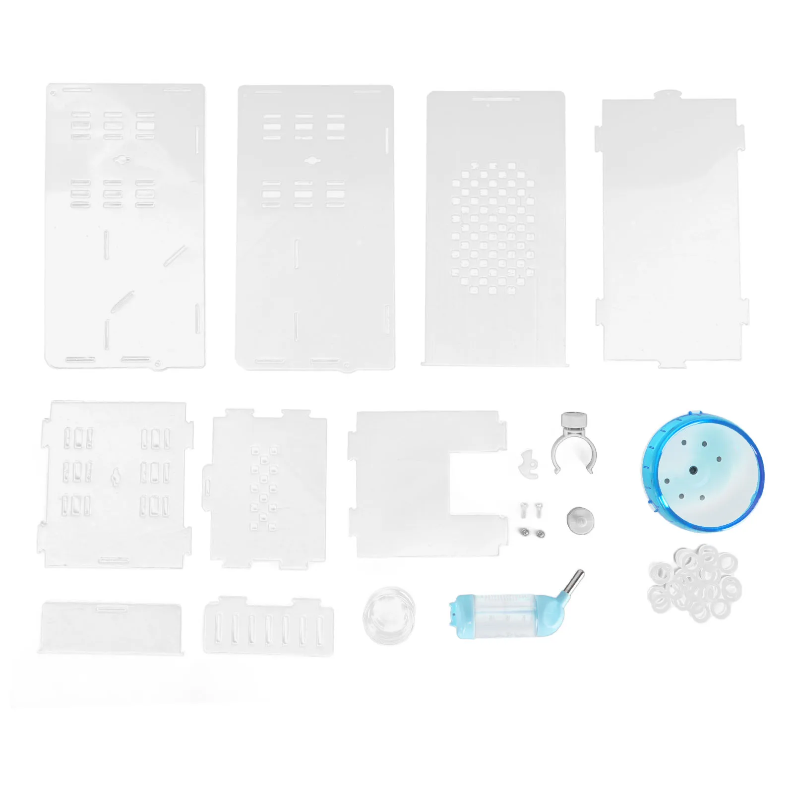 Clear Hamster Cage Acrylic with Silent Exercise Wheel Small Animal Cage for Little Hamster - Image 7