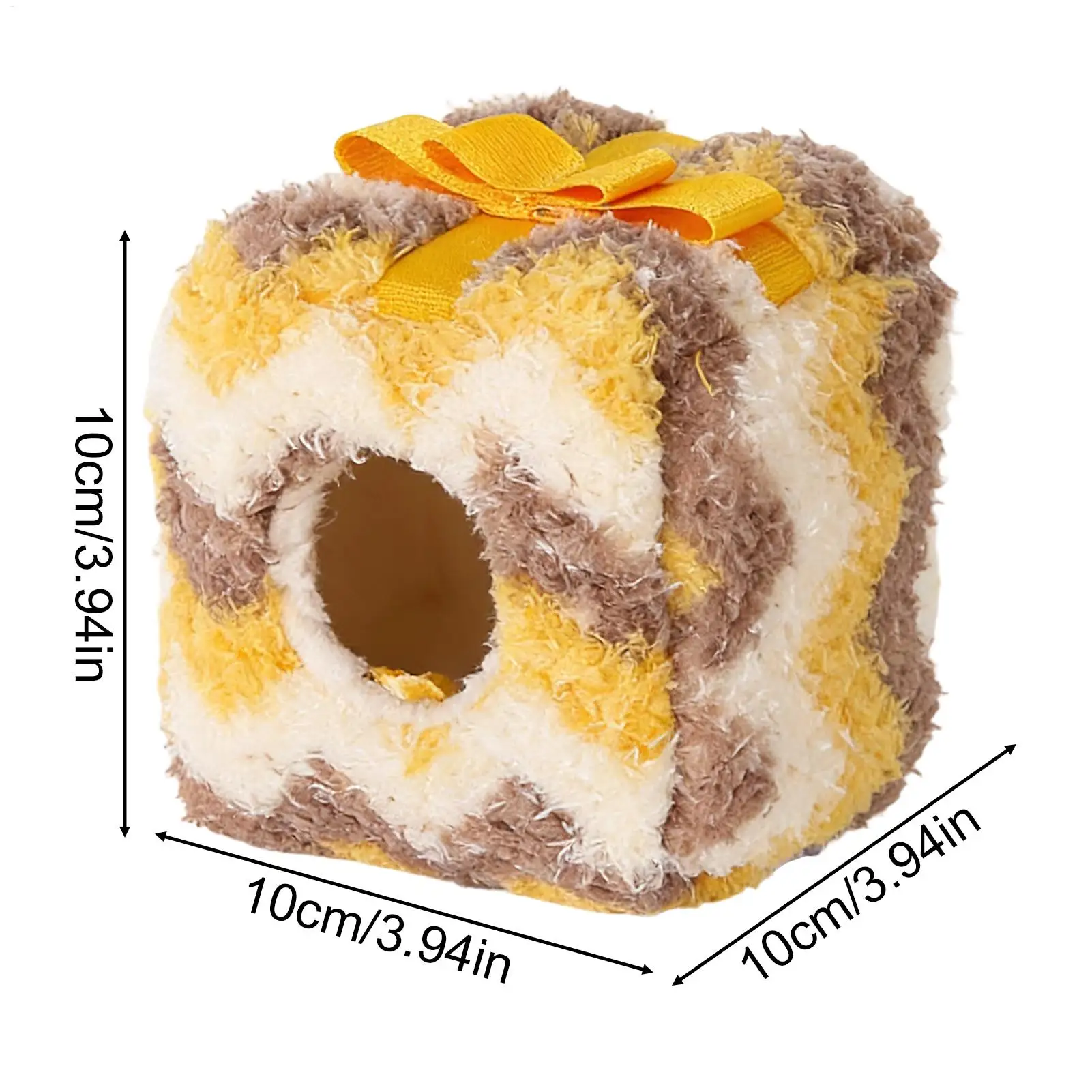 Hamster Bed Enclosed Soft Warm Nest Winter Warm Plush Hamster Bed For Home Indoor Outdoor For Chinchilla Mice Birds Hedgehog - Image 6