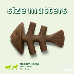 Fish bone shaped pet toys, suitable for dog-owning families.