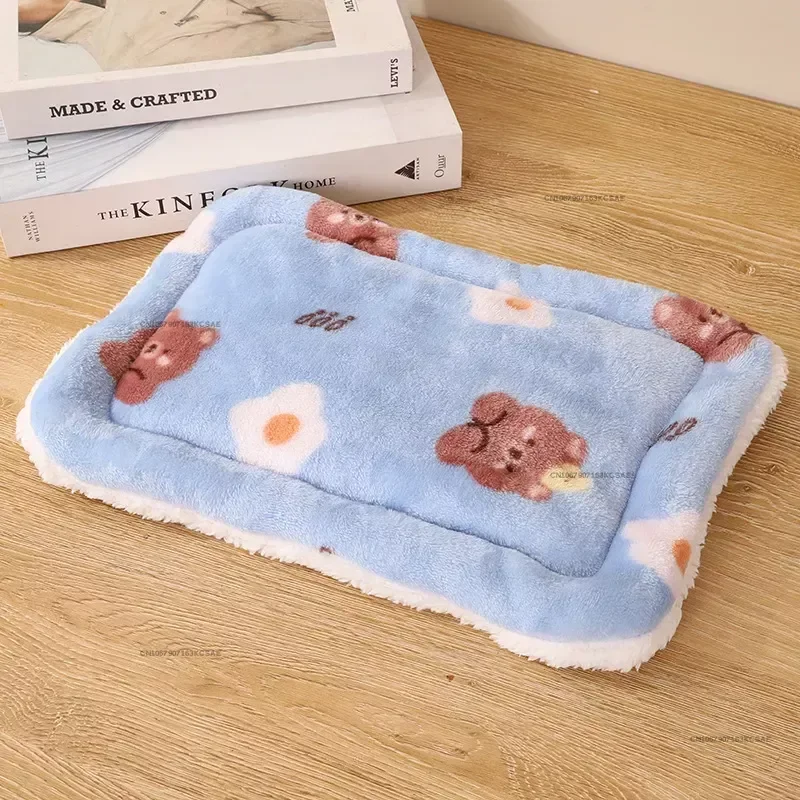 Chinchilla Rabbit Soft Bed Mat House Nest Hamster Accessories Small Animal Guinea Pig Hamster Bed House Winter Warm Squirrel - Image 7