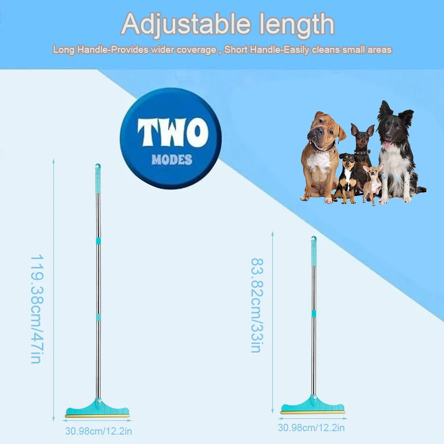 Pet Broom Household Carpet Hair Removal Brush Magic Non-Stick Hair Sweeper for Dog Hair and Hair Mop - Image 5