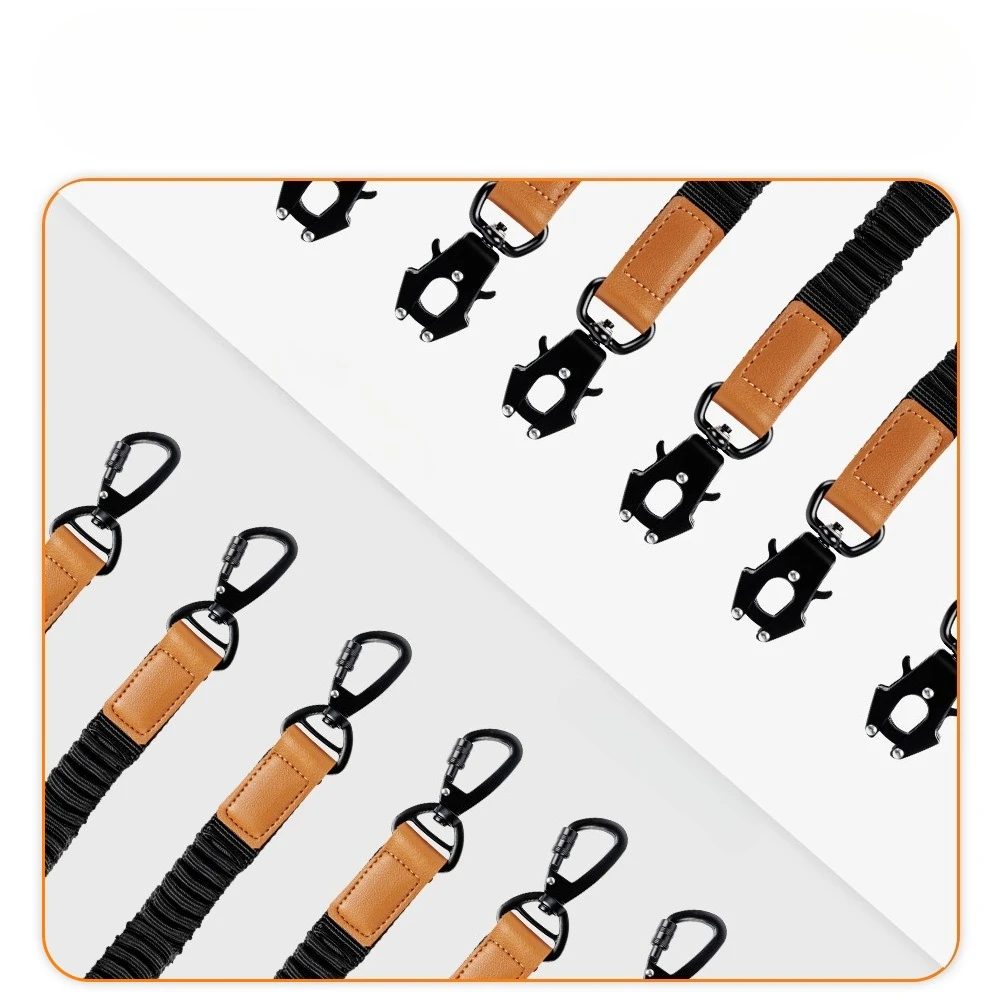 Heavy Duty Tactical Bungee Dog Leash No Pull Dog Leash Shock Absorbing Pet Leashes for Large Dogs Dog Accessories - Image 4