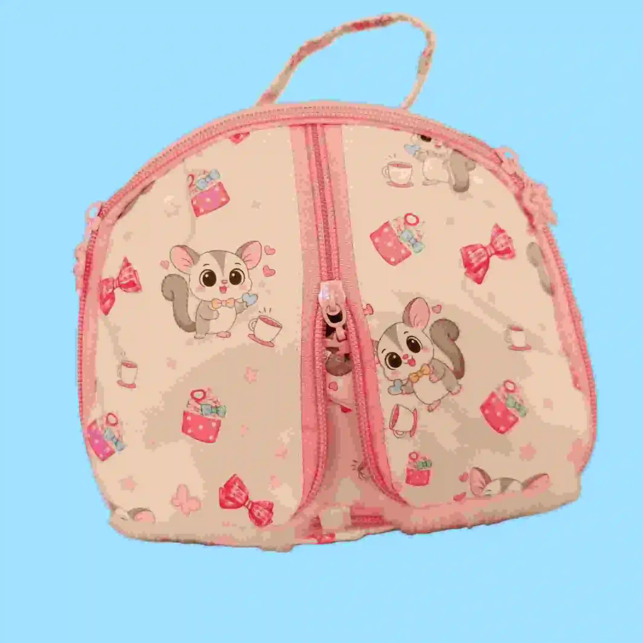 Winter Multi functional Small pet hamster sugar Glider Gerbil reptile carrier Warm hand bag easy taking Nest Cage with window - Image 6