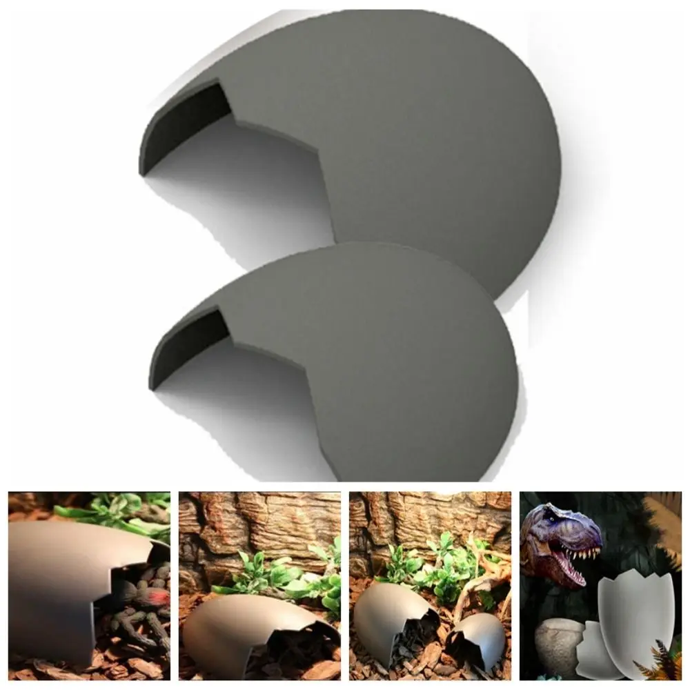Reptile Hide Cave Plastic Durable Spider Snake Lizard Tortoise Hamster Houses Pet Cave Accessories - Image 5