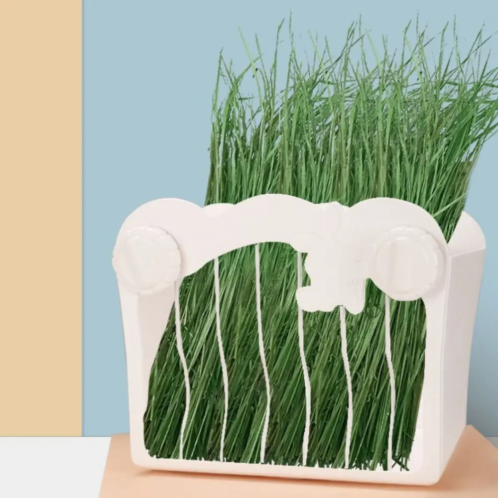 Hanging Rabbit Hay Feeder Fixed Large Capacity Rabbit Grass Rack Feeder Less Waste Plastic Bunny Grass Holder Ferret - Image 3