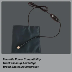 Animal Heating Pad USB Charging Warm Mat Heated Pet Mat For Birds Hamsters Indoor Outdoor Home Winter Cold Weather Travel