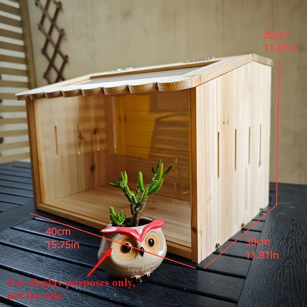 Small Pet Feeding Box Chick Insulation Box Hamster Box Climbing Pet Villa - for Pet Mice Rutin Chickens Reptiles Hedgehogs - Image 10