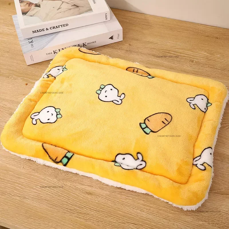 Chinchilla Rabbit Soft Bed Mat House Nest Hamster Accessories Small Animal Guinea Pig Hamster Bed House Winter Warm Squirrel - Image 9
