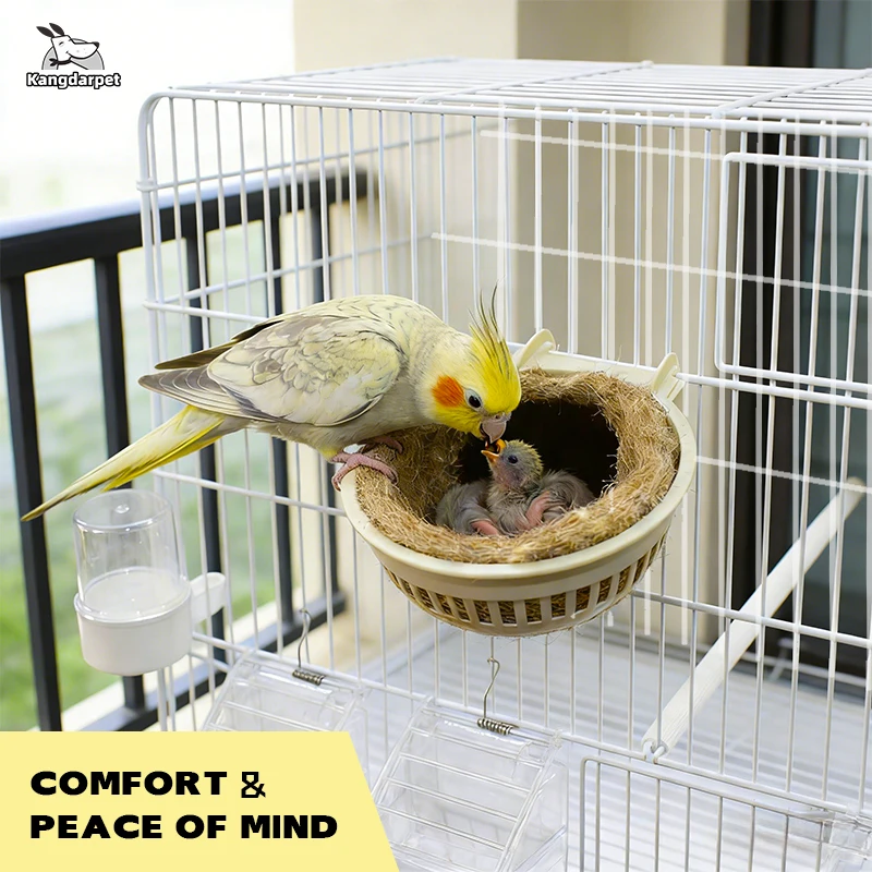 Outdoor Hanging Bird House Waterproof Weatherproof Bird Nest for Garden Patio Yard Decoration - Image 3