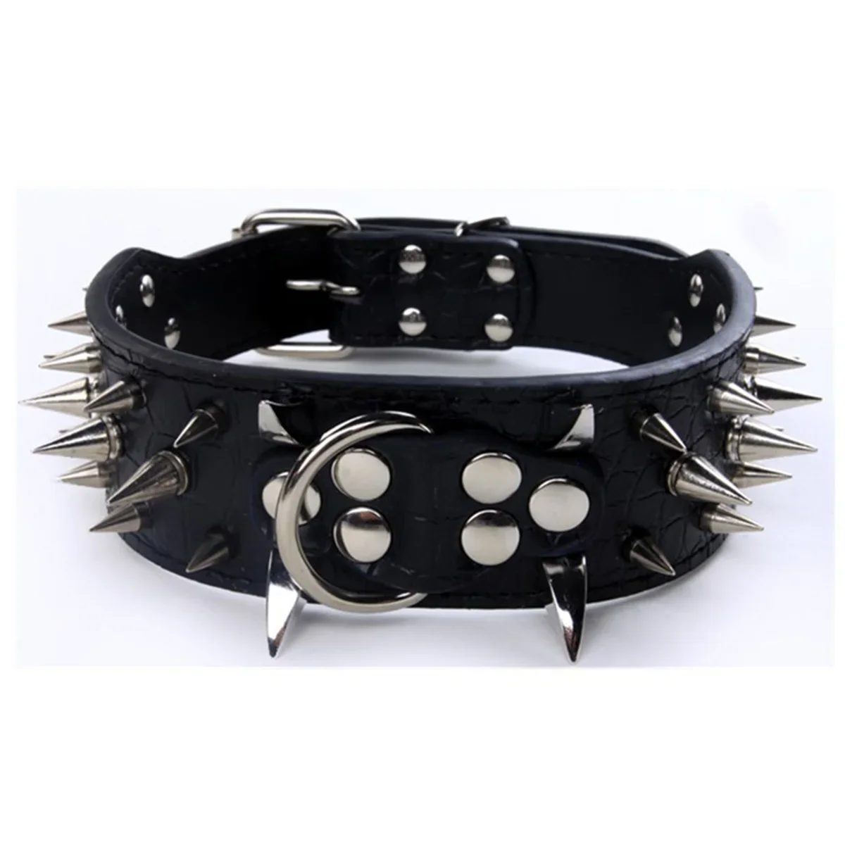 Dog Cat Collar Spiked Studded Pet Necklace For Small Medium Dogs Bulldog Adjustable Anti-Bite Collar P1K7K6 - Image 5