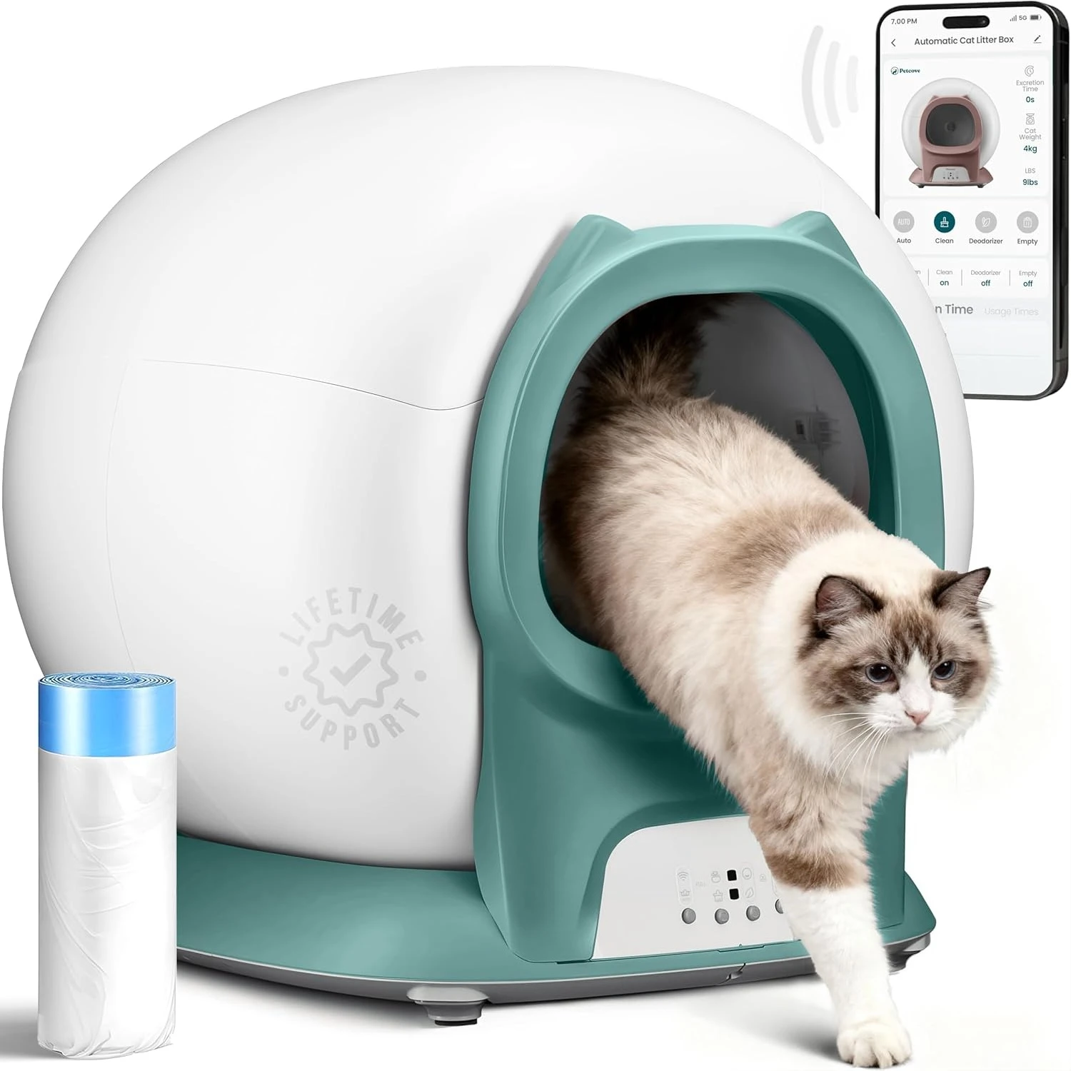 Self Cleaning Litter Box with Auto Safety Sensors for Multiple Cats - Automatic Cat Litter Box Self-Cleaning -, Customized - Image 8
