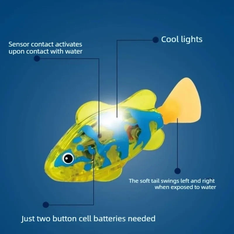 Light Sensor Interactive Electric Fish Cat Toy Home Pot Pet Swimming Pool Various Stages Cat Leisure Props Funny Play Supplies - Image 5
