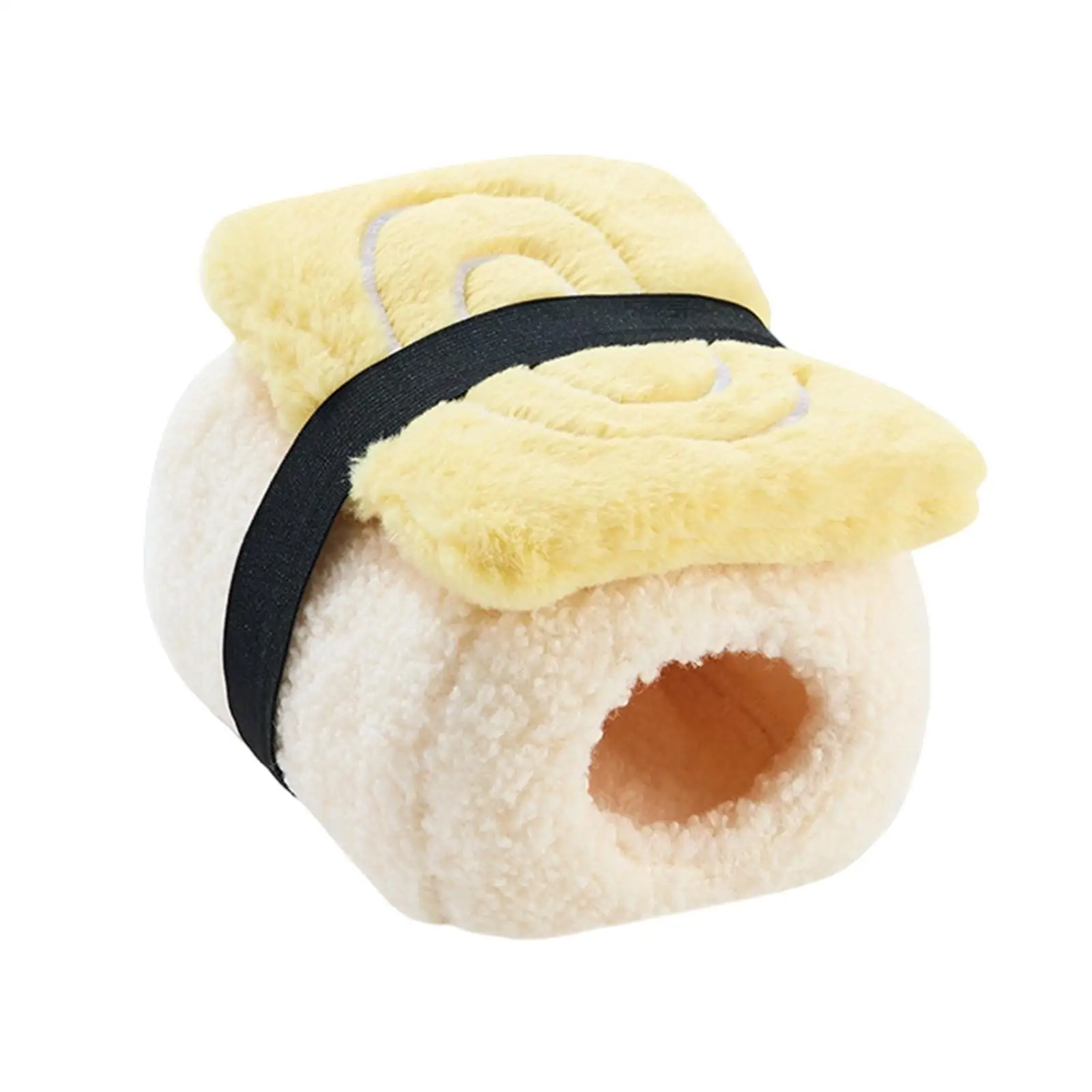 Small Animal Bed House Sushi Style PP Cotton Warm Nest Triple Layer Insulation for Hamster Rat Hideout - Image 3
