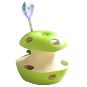 Automatic Rotation Electric Cat Shaped Self Play Intelligent Turntable Mouse Tease Rotationtease Cat Stick Rechargeable