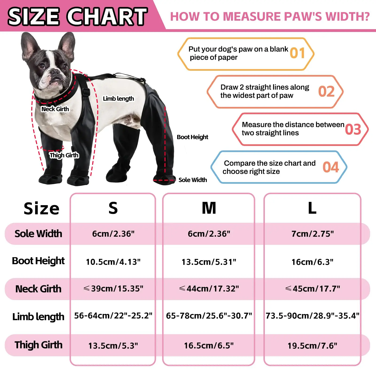 Full-Coverage Dog Anti-Slip Rain Boots Waterproof & Wear-Resistant Paw Protectors for Medium & Large Dogs in Rainy Days - Image 2