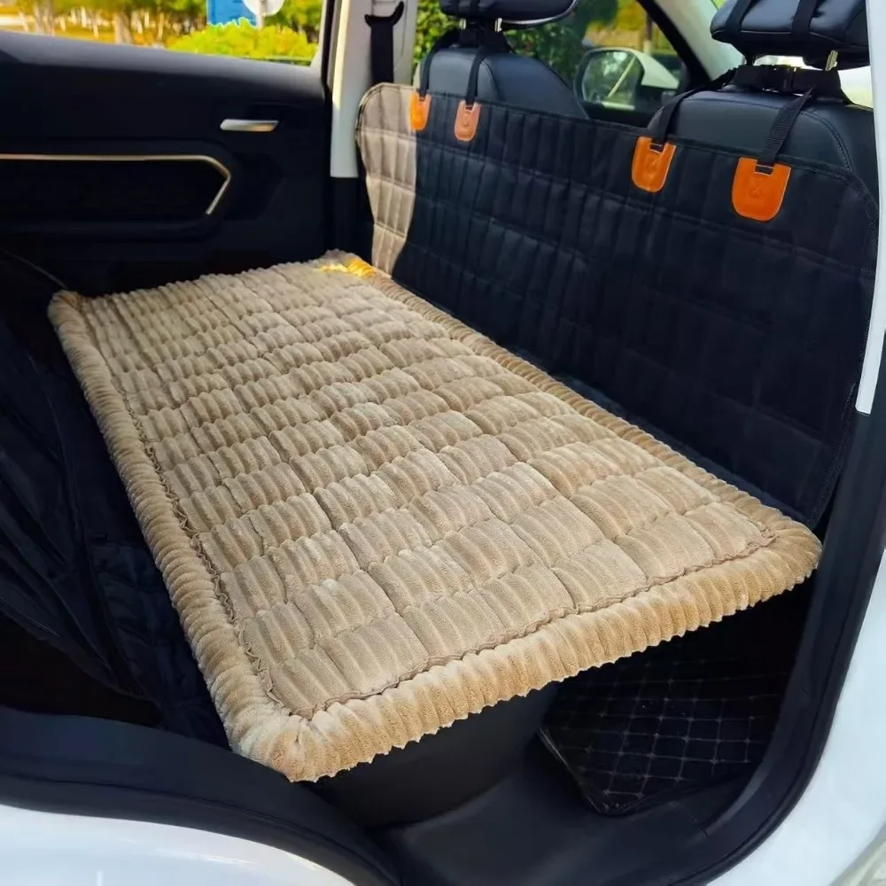 New Durable High Quality Multi-Purpose Backseat Pet Bed Mat Thick Breathable Plaid Dog Bed Washable Dog Car Seat Cover - Image 10