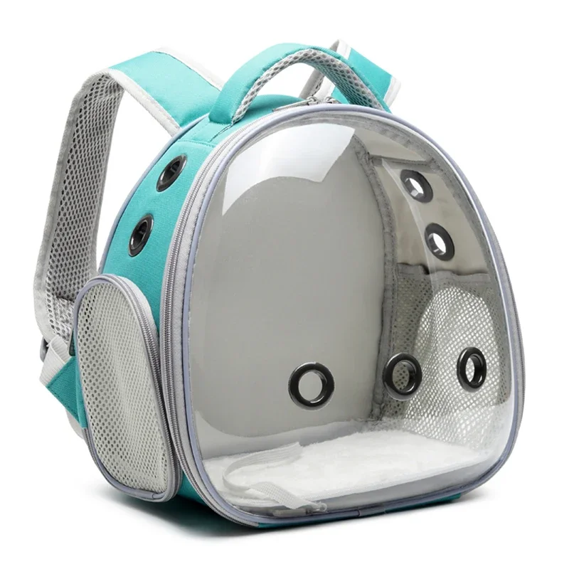 Transparent Pet Backpack for Hamsters Small Carrier for Guinea Pigs Sugar Gliders Ferrets Rabbits Convenient Pet Transport - Image 9