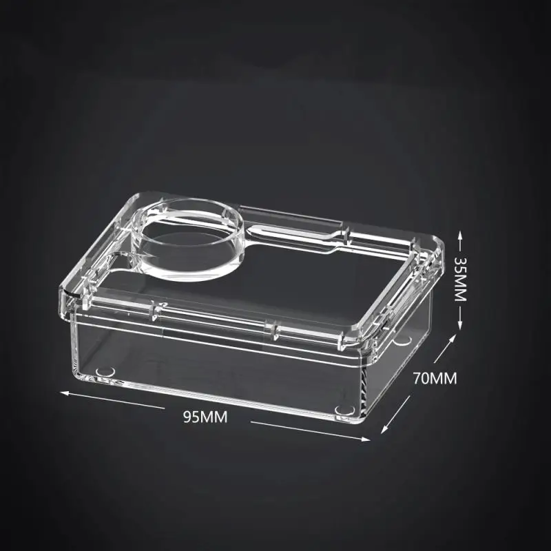 【E】Pet Reptile Lizard Turtle Transparent Feeder Anti-escape Food Bowl Worm Live Container Reptile Pet Bowls Feeder Pet Supplies - Image 11