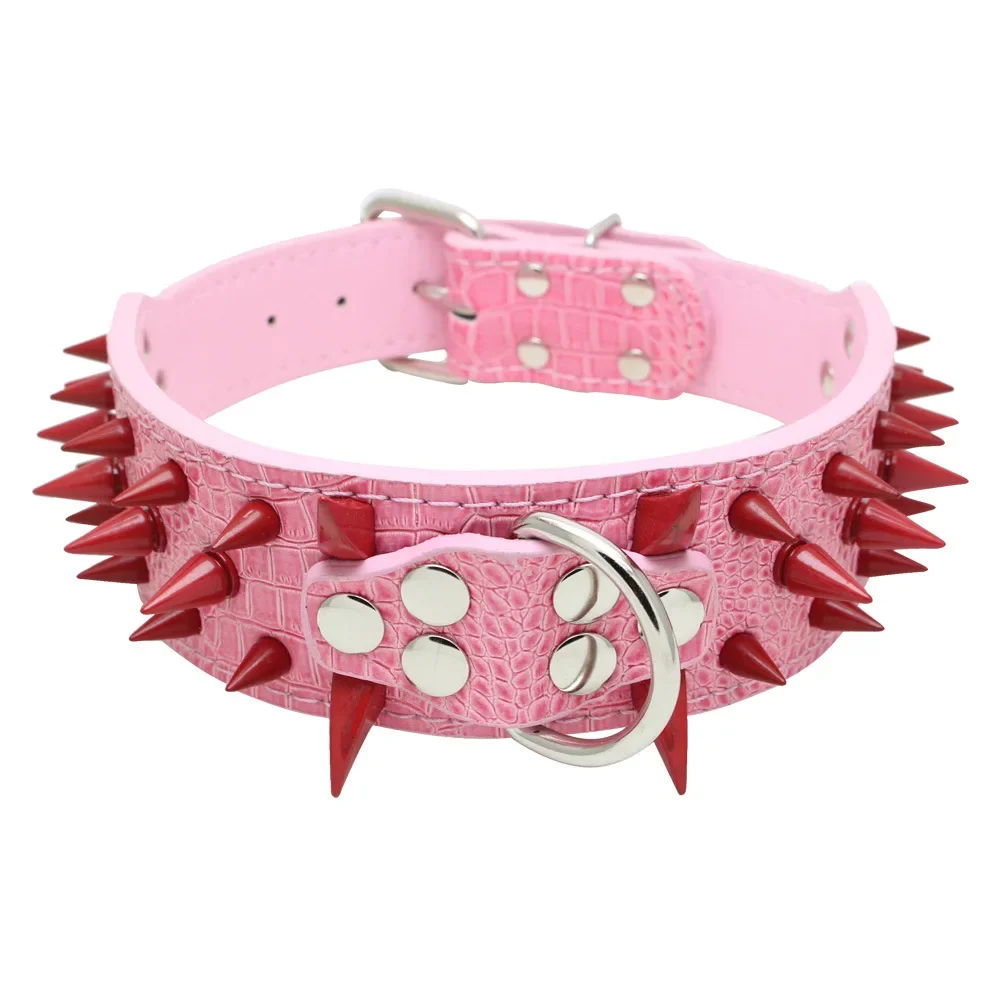 Dog Cat Collar Spiked Studded Pet Necklace For Small Medium Dogs Bulldog Adjustable Anti-Bite Collar P1K7K6 - Image 8