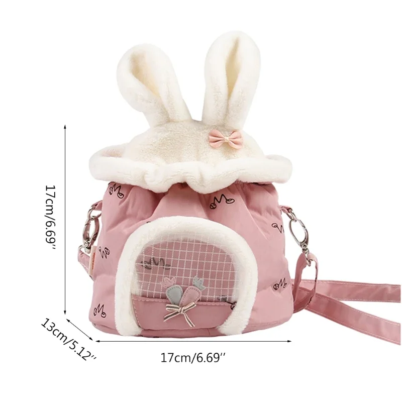 Portable Warm for Guinea Pig Carry Case Cage Travel&Outdoor for Guinea Pig Rabbit Bag - Image 6