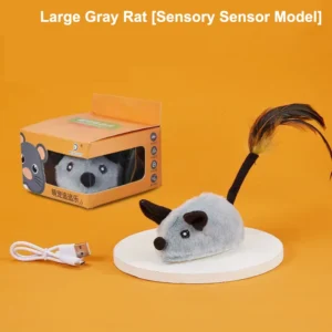 1PC Simulation Remote Control Electric Mouse And Cat Toy For Self-Entertainment And Relaxation