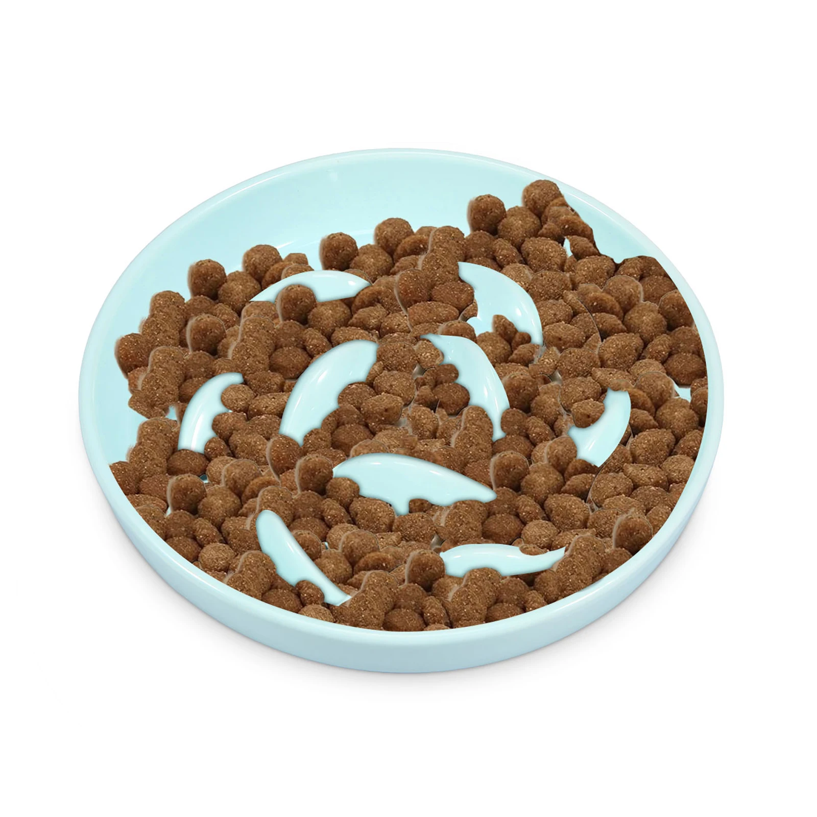 Cat Bowl Slow Feeder Non Slip Mat Raised Edge Pets Eating Anti Vomiting Ceramic Bowl Reusable Healthy Anti-choking - Image 9