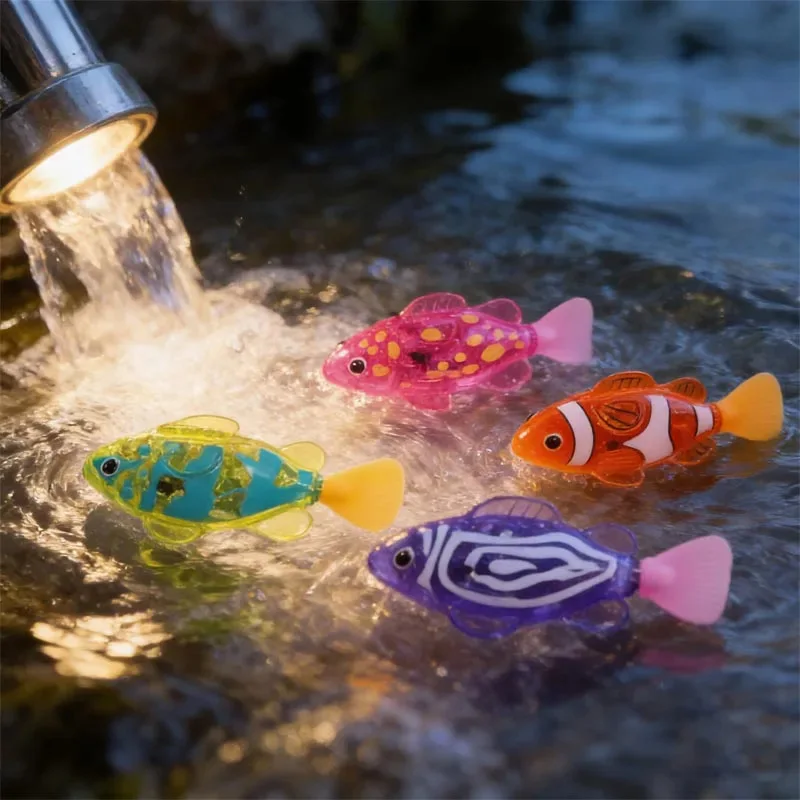Light Sensor Interactive Electric Fish Cat Toy Home Pot Pet Swimming Pool Various Stages Cat Leisure Props Funny Play Supplies - Image 3