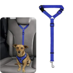 Cat Car Seat Belt Leash for Pets, Adjustable Pet Safety Strap, Car Seat Belt Dog Leash, Durable Car Safety Leash for Small Dogs
