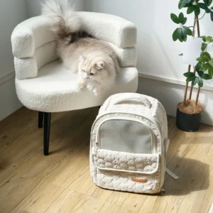 Cat Backpack Space Capsule Double Shoulder Outdoor Portable Foldable Large Capacity Pet Carrier for Cats Anti-Stress Travel Bag