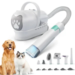 7-in-1 Multifunctional Pet Grooming Clipper Dog/Cat Vacuum Cleaner Shave & Trim Set Cross-Border for Dogs
