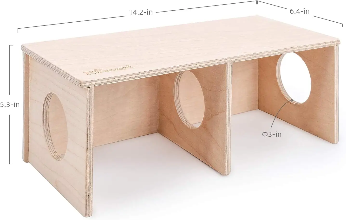 Hamster Secret Peep Shed 2-Chamber Hideout & Tunnel Exploring Toys (Large - for Syrian Hamster) - Image 5
