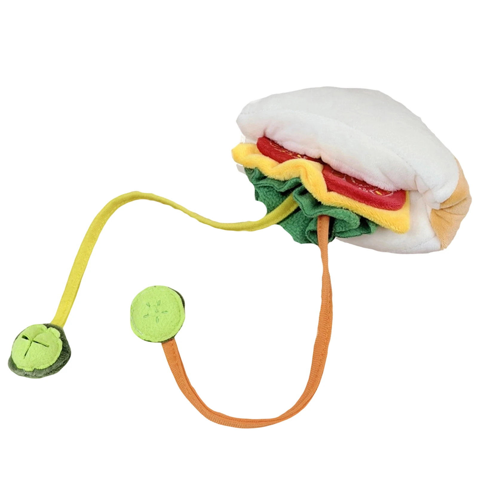 Novelty 6 Styles Plush Sound Pet Toy with Food Aroma, Crinkle Paper and Squeaker, Safe Chewing Interactive Toy for Cats Dogs - Image 4