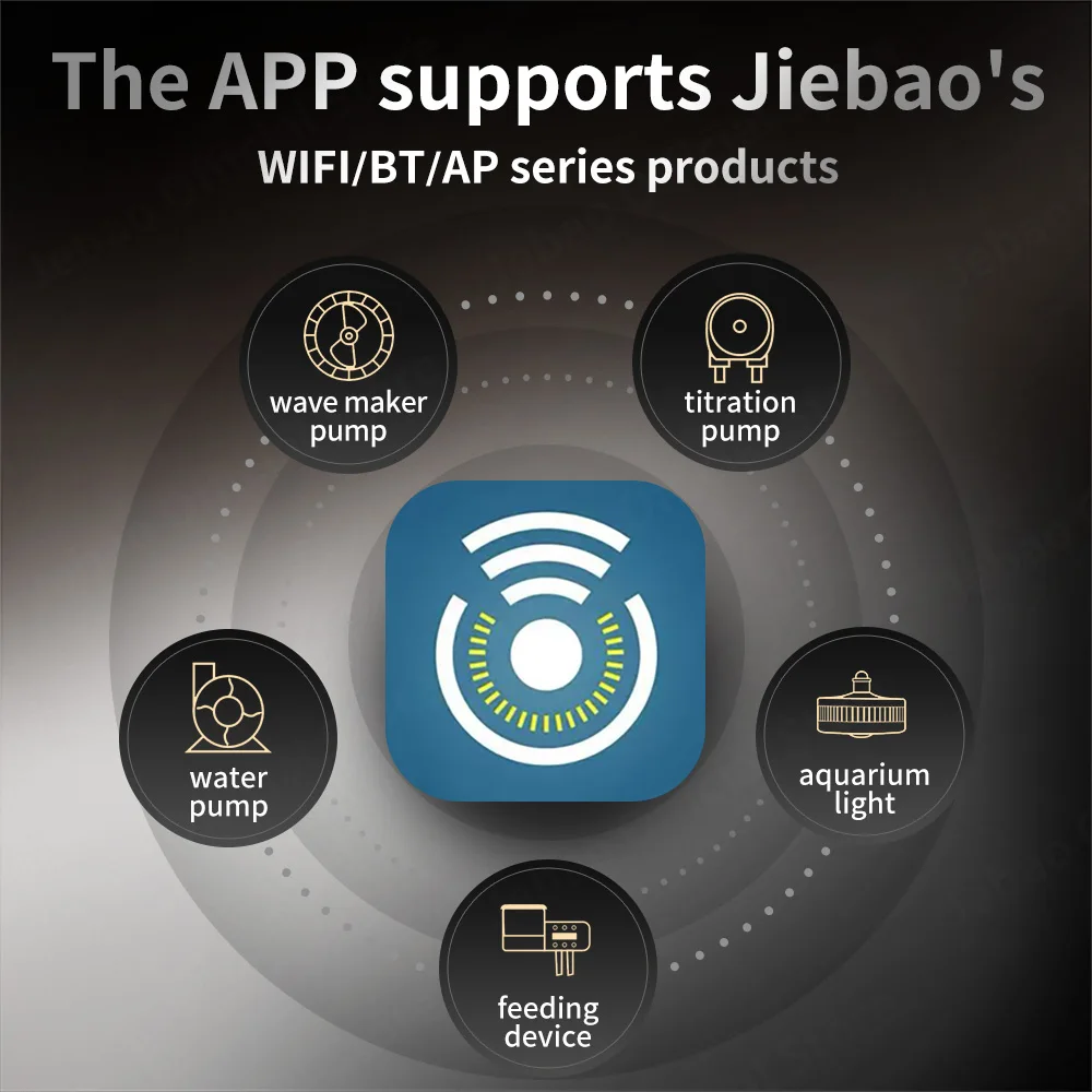 Jebao Jecod 2025 New RF Smart Automatic Aquarium Fish Feeder with Digital Timing and BT Control Feeding Function - Image 5