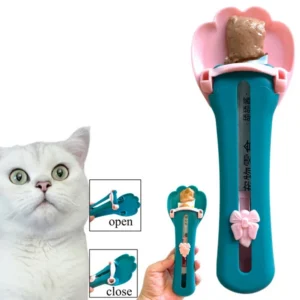 Pet Feeder Spoon Cat Strip Squeeze Spoons Multifunctional Puppy Feeding Spoon for Cat Wet Food Treats Liquid Snack Feeding