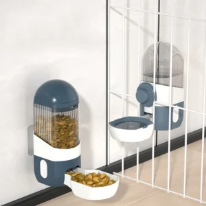 Hot pet hanging drinking feeders for cats and dogs hanging cages automatic replenishment of food drinking magic pet supplies