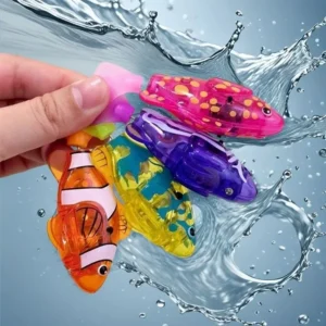 Light Sensor Interactive Electric Fish Cat Toy Home Pot Pet Swimming Pool Various Stages Cat Leisure Props Funny Play Supplies