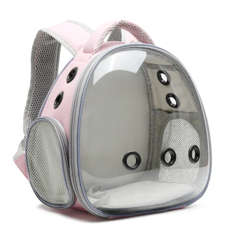 Transparent Pet Backpack for Hamsters Small Carrier for Guinea Pigs Sugar Gliders Ferrets Rabbits Convenient Pet Transport - Image 11