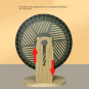 24CM Large Hamster Running Wheel Golden Bear Silent Roller with Bracket Sports Toy Landscaping Flywheel Pet Supplies