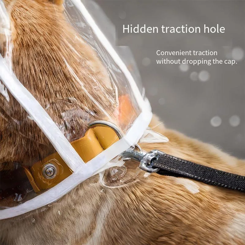 Waterproof Dog Rain Coat Cloak Belly Protection Outdoor Pet Jacket Windproof Lightweight Rainwear Small Puppy Teddy Shiba Walk - Image 3