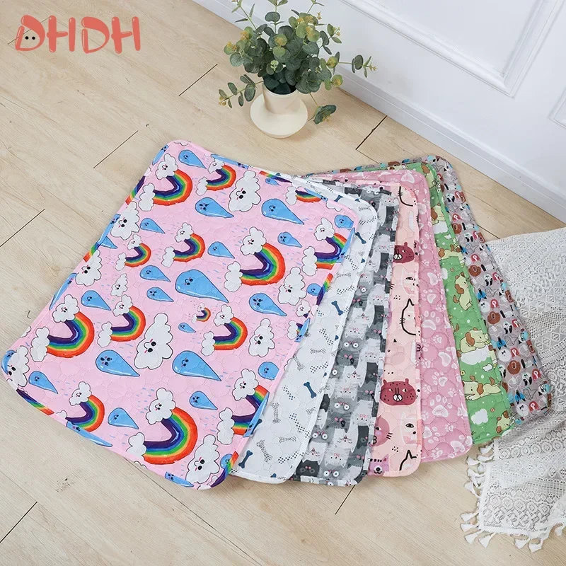 Washable Pet Pee Pad Pet Diaper Mat Reusable Mats For Dogs Dog Bed Urine Washable Dog Training Pad Four Seasons Pet Mat Cover - Image 6