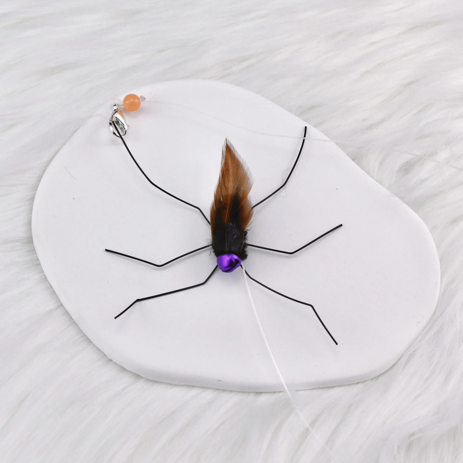 2pcs/3pcs Mix Simulated Mosquito Feather Cat Toy Replacement Accessories Funny Cat Stick Teaser Pet Toy - Image 6