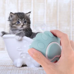 Ergonomic Pet Massage Brush for Dogs Cats Rabbits Ideal for Bathing Grooming Shedding Removal and Circulation Improvement