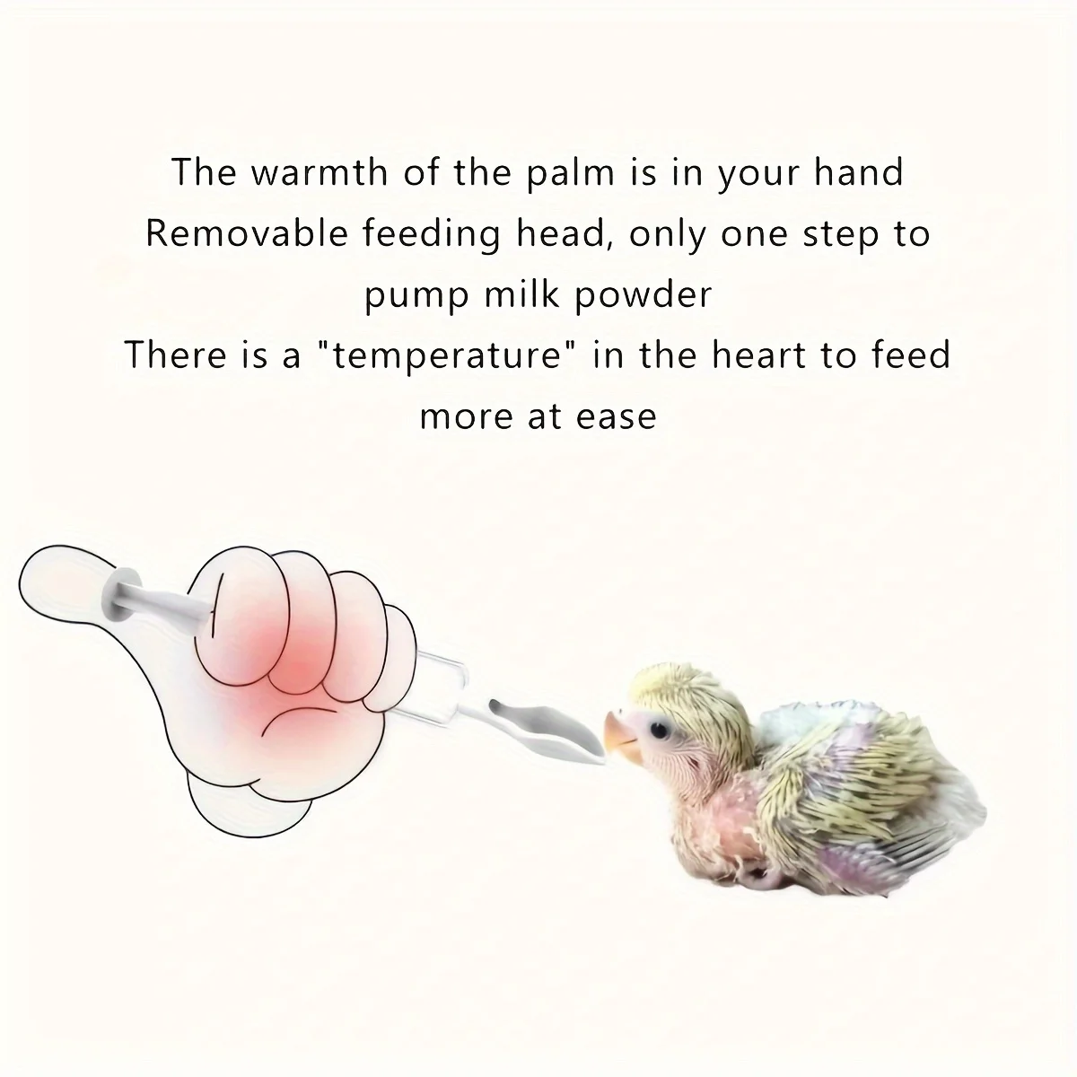 4pcs-Bird feeding syringe, for young birds, bird feeding aid tool, artificial bird feeder - Image 3