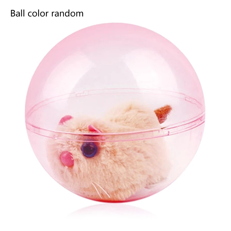 Hamster Balls Electric Toy Plush Hamster Electric Toy Scroll Walk Little Toy Animal for Children Gift Electronic Pet Toy Y5GB - Image 6