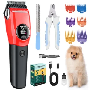 New Professional Dog Clipper Pet Hair Trimmer Cat Shaver Animal Foot Grooming Kit Hair Cutting Machine for Sheeps Rabbits