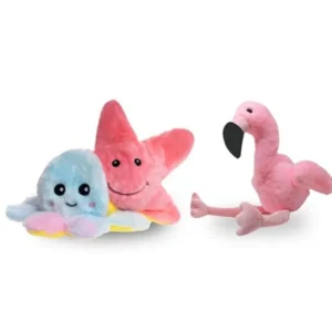 Pets 3 in 1 Multi-Layer Chew Toy for Active Dogs Non-Toxic BPA Free Double Stitched Soft Fabric Exterior Dog Toys Long-Lasting