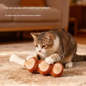 Guan Dong Zhu Cat Toy Set with Crackling Sound Paper, Bite-Resistant, Self-Entertainment, Anti-Destructive Intelligent Pet Toys