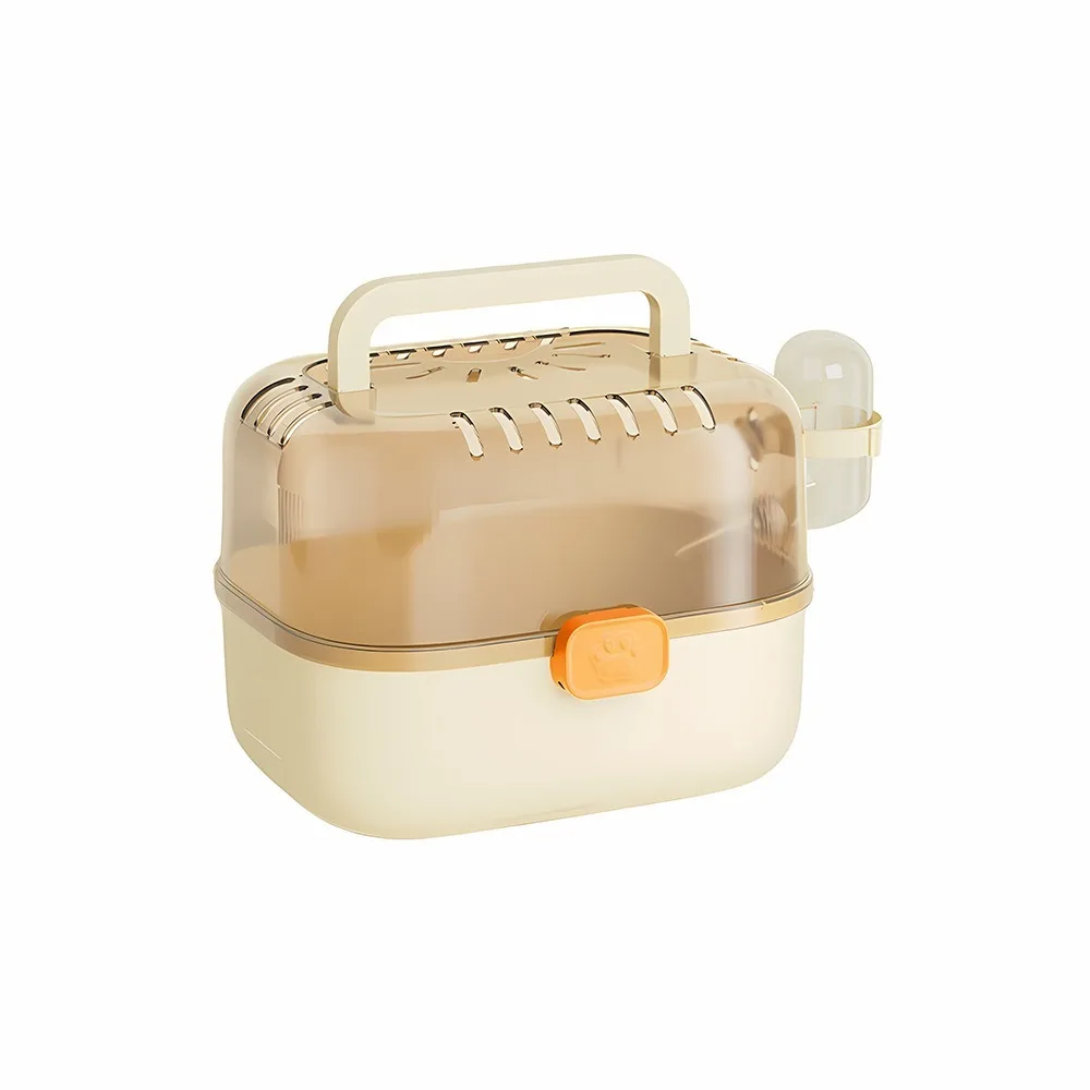 Handheld Hamster Cage Ventilated Breathable Pet Travel Case Escape Proof Portable Hamster Habitat Outdoor Activity - Image 7